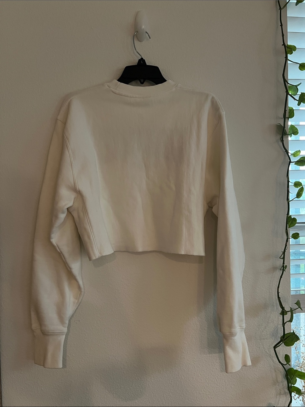 Nashville White Cropped Champion Sweatshirt (M) - Picture 4 of 6